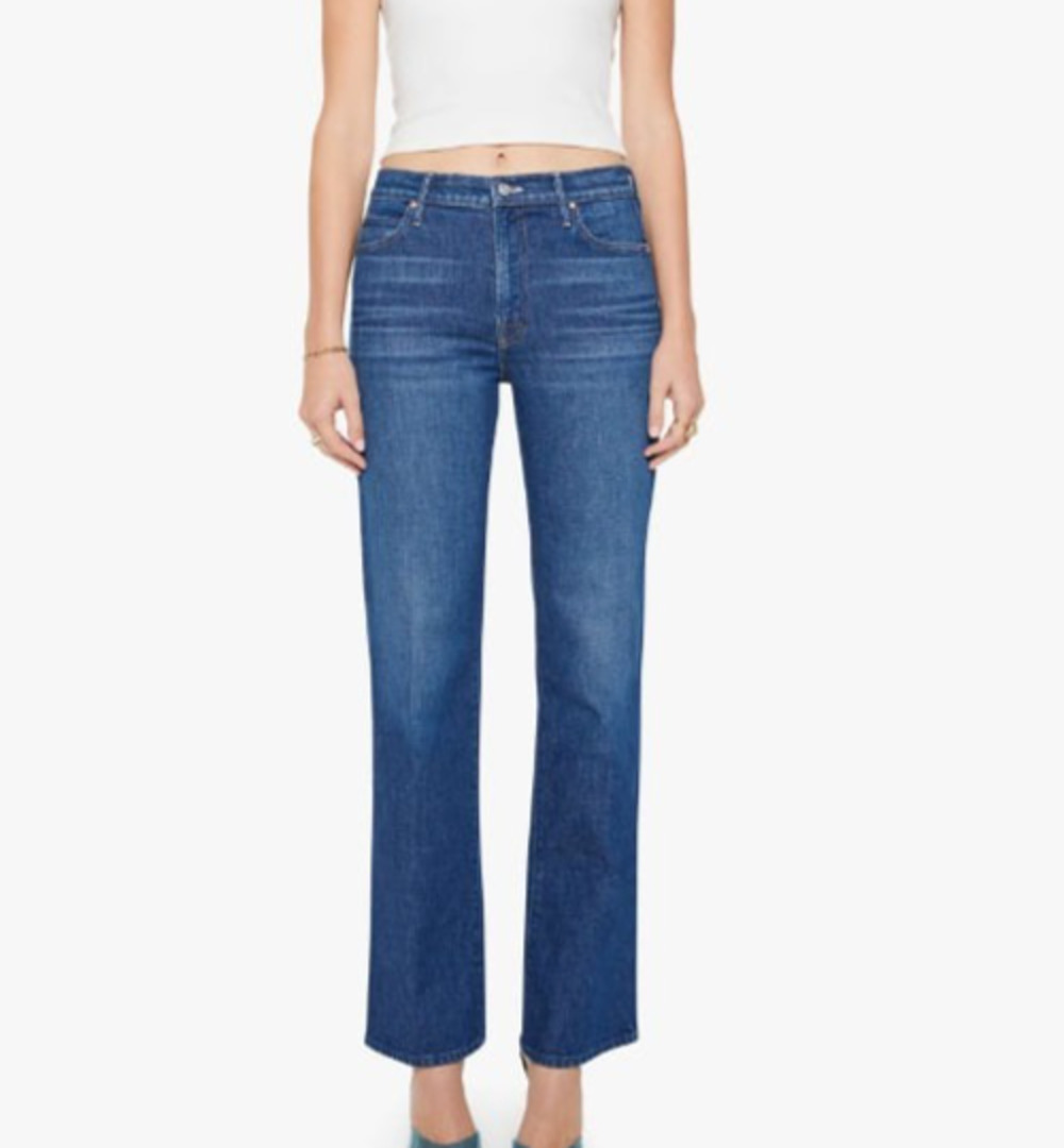 MOTHER The Maven Ankle Mid-Rise Wide-Leg Jeans Y2k Size 28 A011239